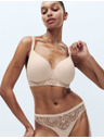 Marks & Spencer Modrček Smooth Body Soft™ s steznikom in polnimi skodelicami, velikost. F-H Marks & Spencer Beige