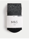 Marks & Spencer Črne ženske nogavice Marks & Spencer Sheer Polka Dot 20 DEN