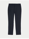 Marks & Spencer Temno modre moške formalne hlače Marks & Spencer
