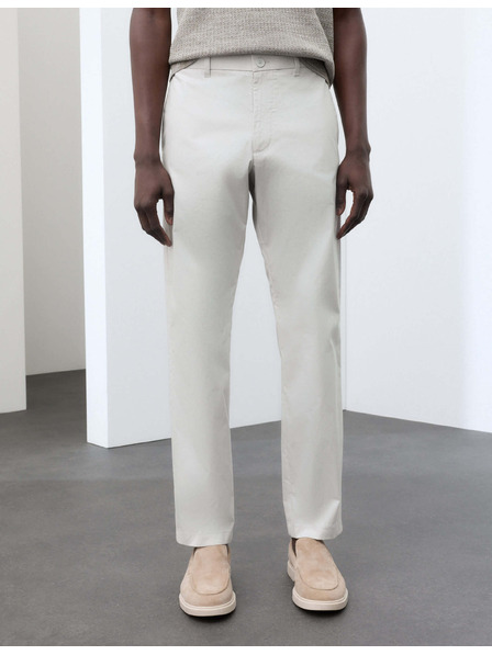 Marks & Spencer Super lahke chino hlače, normalen rez Marks & Spencer siva