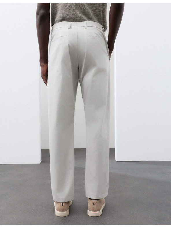 Marks & Spencer Super lahke chino hlače, normalen rez Marks & Spencer siva