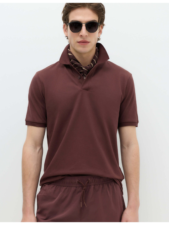 Marks & Spencer Polo majica The Ultimate Pique Marks & Spencer rjava
