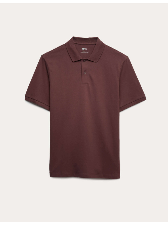 Marks & Spencer Polo majica The Ultimate Pique Marks & Spencer rjava