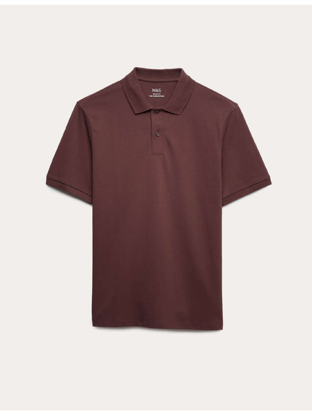 Marks & Spencer Polo majica The Ultimate Pique Marks & Spencer rjava
