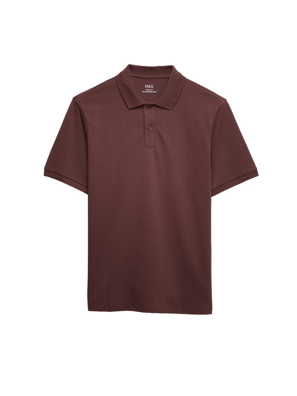 Marks & Spencer Polo majica The Ultimate Pique Marks & Spencer rjava