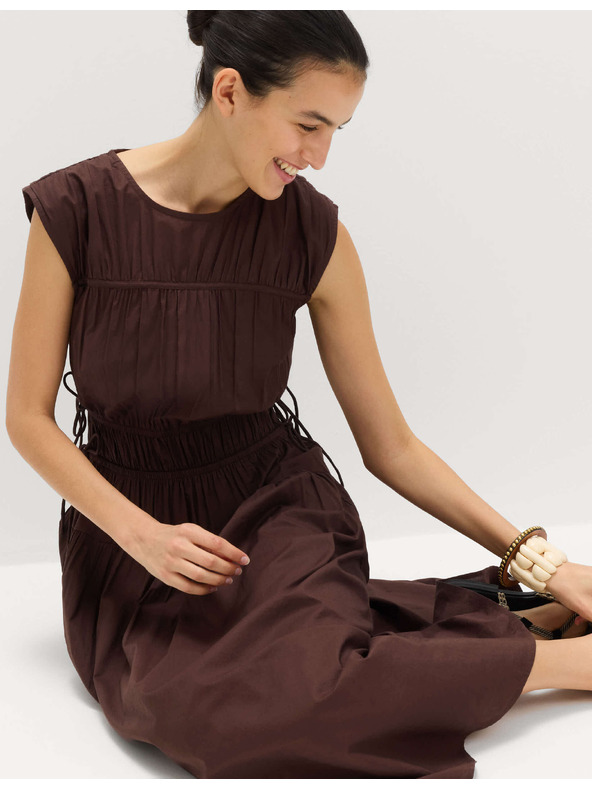 Marks & Spencer Rjave obleke s poudarjenim pasom