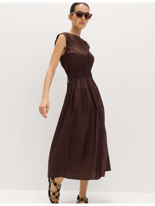 Marks & Spencer Rjave obleke s poudarjenim pasom