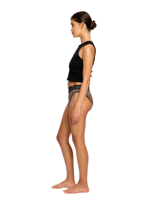 Modibodi Menstruacijske gaćice Modibodi Sensual Hi Waist Bikini Moderate Animalia Brown