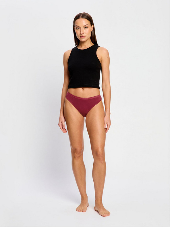 Modibodi Menstruacijske gaćice Modibodi Classic Bikini Moderate Bud Red