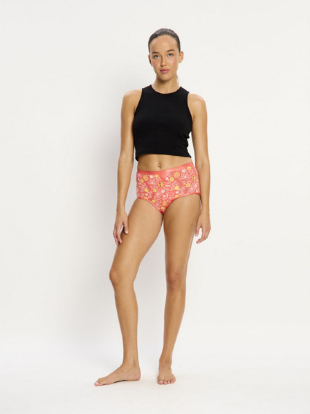 Modibodi Menstruacijske hlačke Modibodi SmileyWorld Classic Full Brief Super Overnight Boho Coral