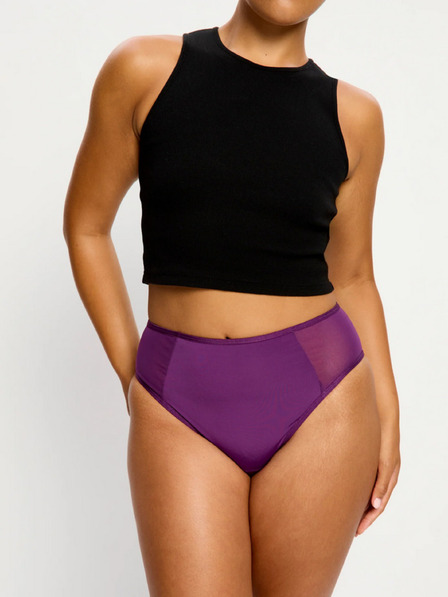 Modibodi Menstruacijske hlačke Modibodi Allure Hi Waist Brief moderate Mystic Purple