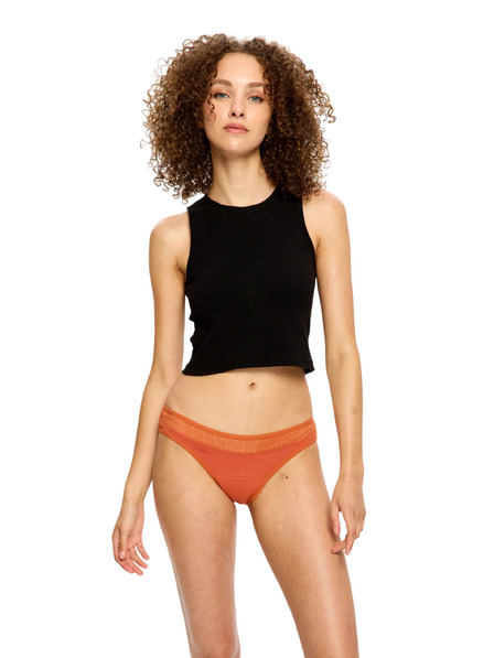 Modibodi Menstruacijske hlačke Modibodi Sensual Bikini Light Burnt Brick