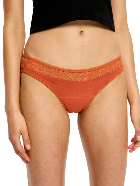 Modibodi Menstruacijske hlačke Modibodi Sensual Bikini Light Burnt Brick