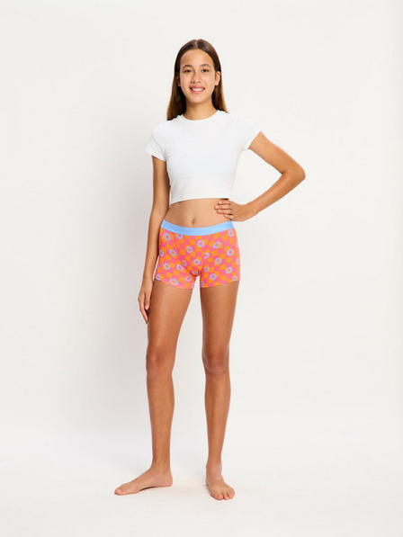 Modibodi Dekliške menstruacijske hlačke Modibodi Teen Hipster Boyshort Moderate Flower Checkerboard