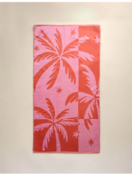 Marks & Spencer Plazni brisac iz ciste bomvne s motivom palme Marks & Spencer rosa
