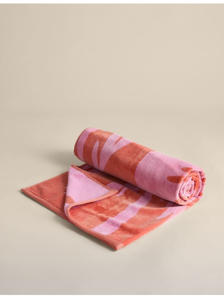 Marks & Spencer Plazni brisac iz ciste bomvne s motivom palme Marks & Spencer rosa