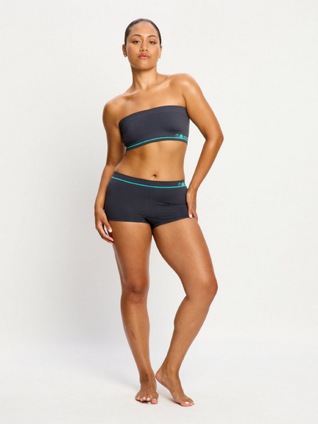 Modibodi Ženské gaćice Modibodi Smileyworld Seamless Boyshort Moisture Wicking Steel