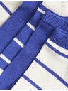 Marks & Spencer Prugaste kratke nogavice Trainer Liners™, komplet 5 parov (6 majhno – 7 veliko) Marks & Spencer modra