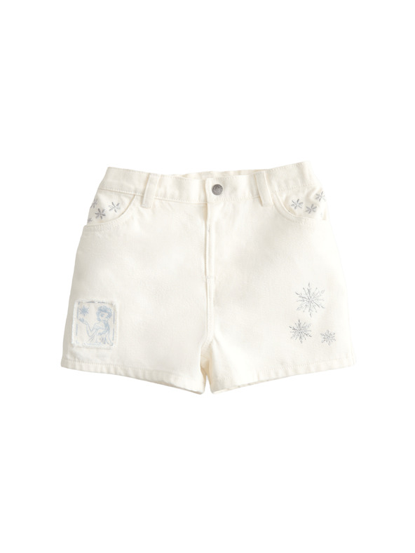 Marks & Spencer Džinzne kratke hlače Disney Frozen™ (2–8 let) Marks & Spencer modra