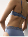 Marks & Spencer Balkonski nedrček push-up Boston iz mikrovlakna s kostci Marks & Spencer moder