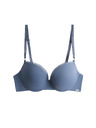 Marks & Spencer Balkonski nedrček push-up Boston iz mikrovlakna s kostci Marks & Spencer moder