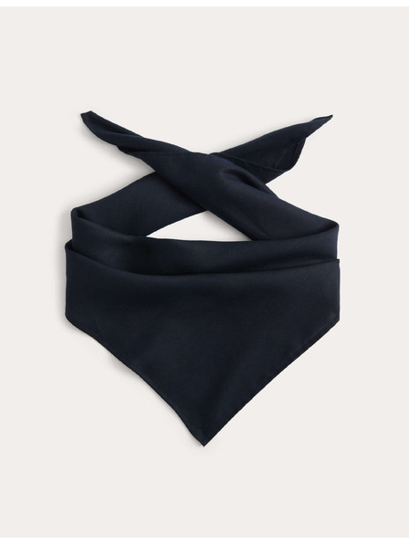 Marks & Spencer Bandana šal z motivom ribjih kosti iz zmesi lanu Marks & Spencer mornarsko modra