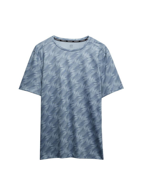 Marks & Spencer Majica s kragnom s tiskom Marks & Spencer modra