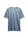 Marks & Spencer Majica s kragnom s tiskom Marks & Spencer modra