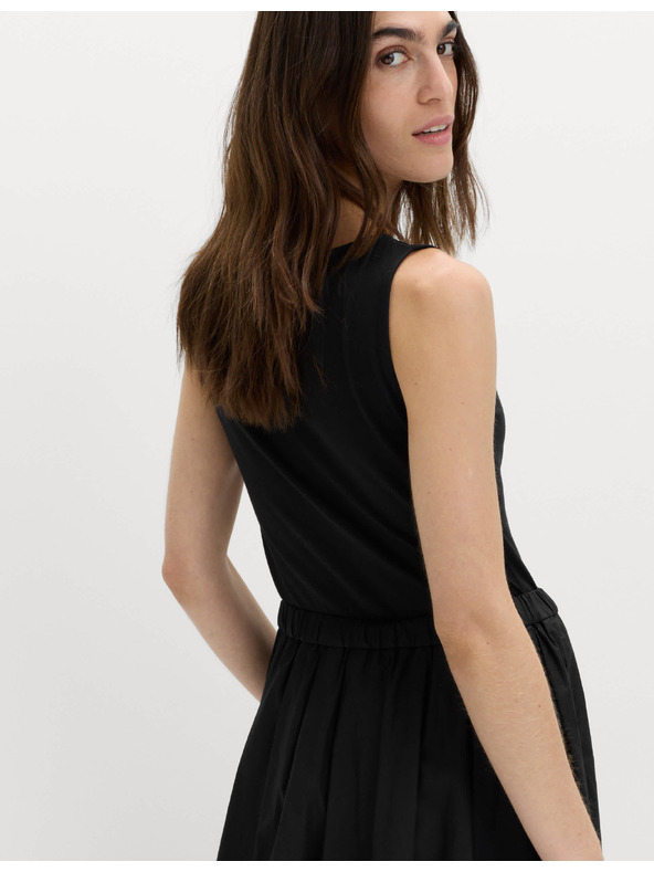 Marks & Spencer Plisirana maxi krila iz čiste bombaže Marks & Spencer črna