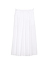 Marks & Spencer Poplin midi krila iz čiste bombaže Marks & Spencer bela