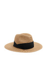 Marks & Spencer Papirnat slamnat fedora Marks & Spencer bež