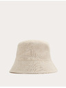 Marks & Spencer Platnena kapa tipa bucket s lanom Marks & Spencer kremna