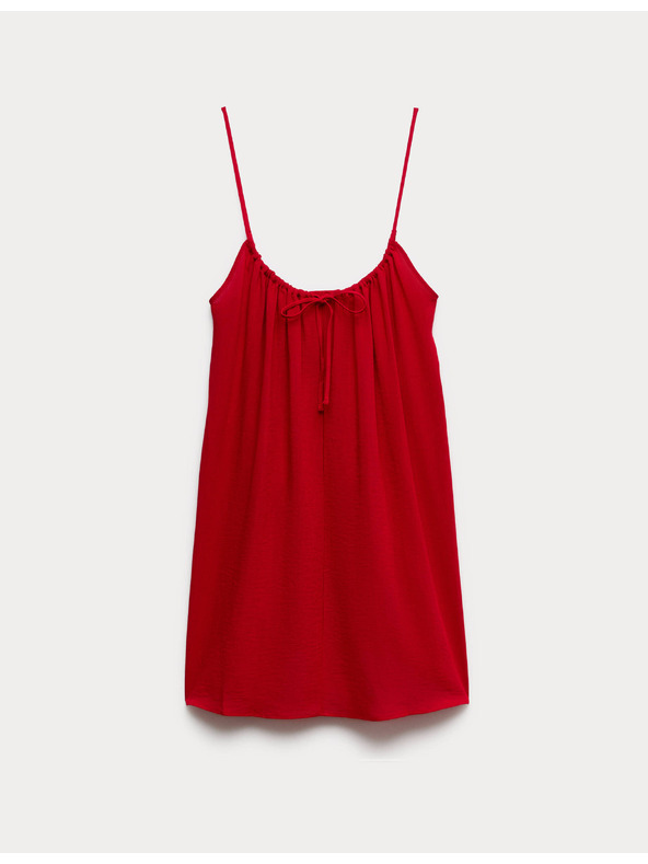 Marks & Spencer Raztegljive mini haljine z vezanjem spredaj Marks & Spencer rdeča