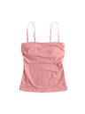 Marks & Spencer Tankini top z nabiranim in tiskom Marks & Spencer rdeča