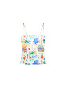 Marks & Spencer Tankini top z nabiranim in tiskom Marks & Spencer večbarvna