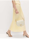 Marks & Spencer Plisirana midi krilo s teksturo Marks & Spencer rumena
