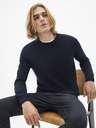 Celio Temno moder volneni osnovni pulover Celio Semerirond