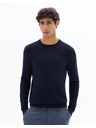 Celio Temno moder volneni osnovni pulover Celio Semerirond