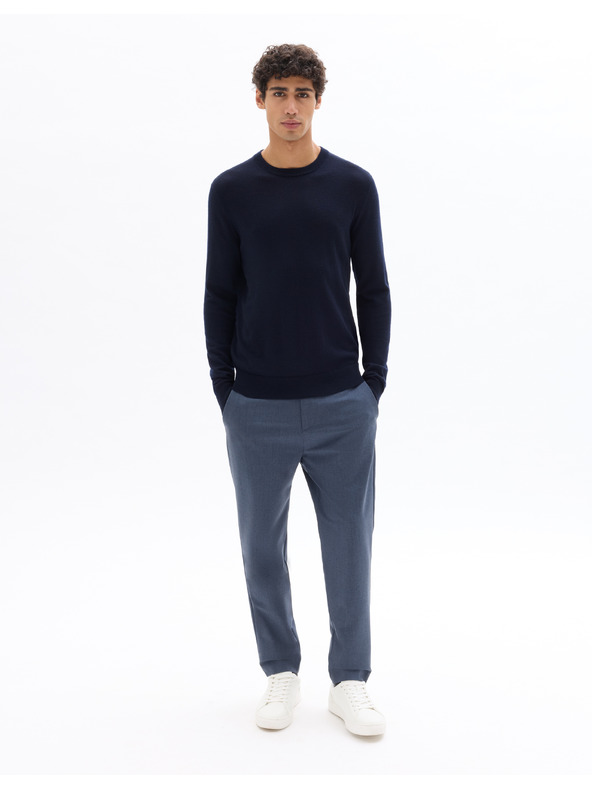 Celio Temno moder volneni osnovni pulover Celio Semerirond