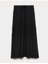 Marks & Spencer Kroj A-line maxi krilo z linenim Marks & Spencer črna