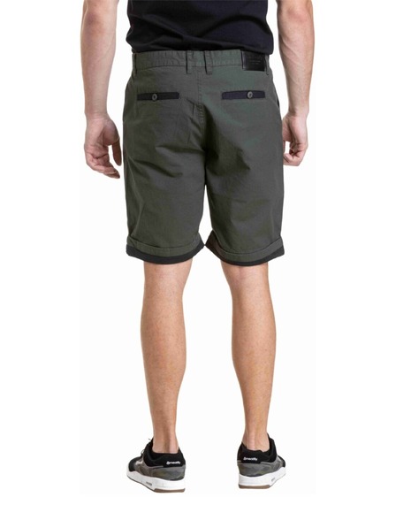 Meatfly Meatfly moške kratke hlače Barry 2.0 Army Green / Black Ripstop