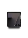 Guess Guess PU Leather 4G Colored Ring Magnetic Zadnji Ovitek za Samsung Galaxy Z Flip 7 Black
