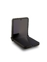 Guess Guess PU Leather 4G Colored Ring Magnetic Zadnji Ovitek za Samsung Galaxy Z Flip 7 Black