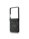 Guess Guess PU Leather 4G Colored Ring Magnetic Zadnji Ovitek za Samsung Galaxy Z Flip 7 Black