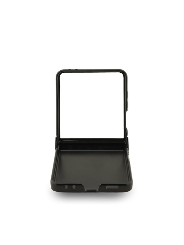 Guess Guess PU Leather 4G Colored Ring Magnetic Zadnji Ovitek za Samsung Galaxy Z Flip 7 Black