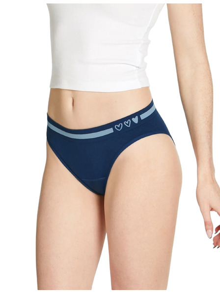 Love Luna Dekleteške menstruacijske hlačke Love Luna Seamfree Bikini Brief Night Sky