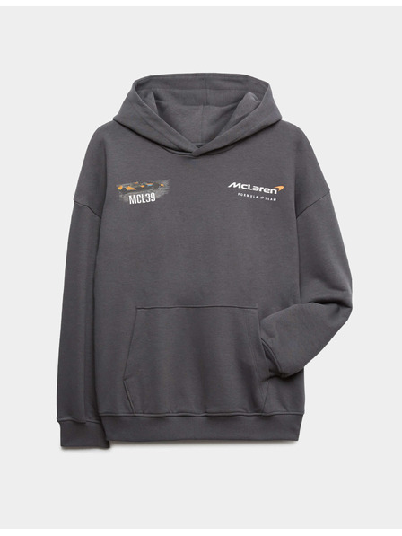Marks & Spencer Hoodie s grafiko McLaren™ in visok delež bombaža (2-16 let) Marks & Spencer siva