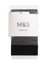 Marks & Spencer Mrežnate nogavice do kolen Marks & Spencer črna