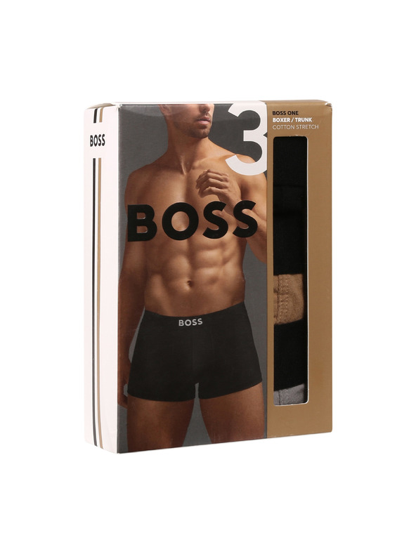 BOSS Komplet treh - moške boksarice BOSS večbarvne