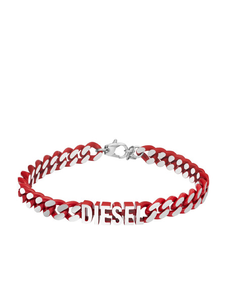 Diesel Unisex jekleni naramek Diesel Font DX1415040